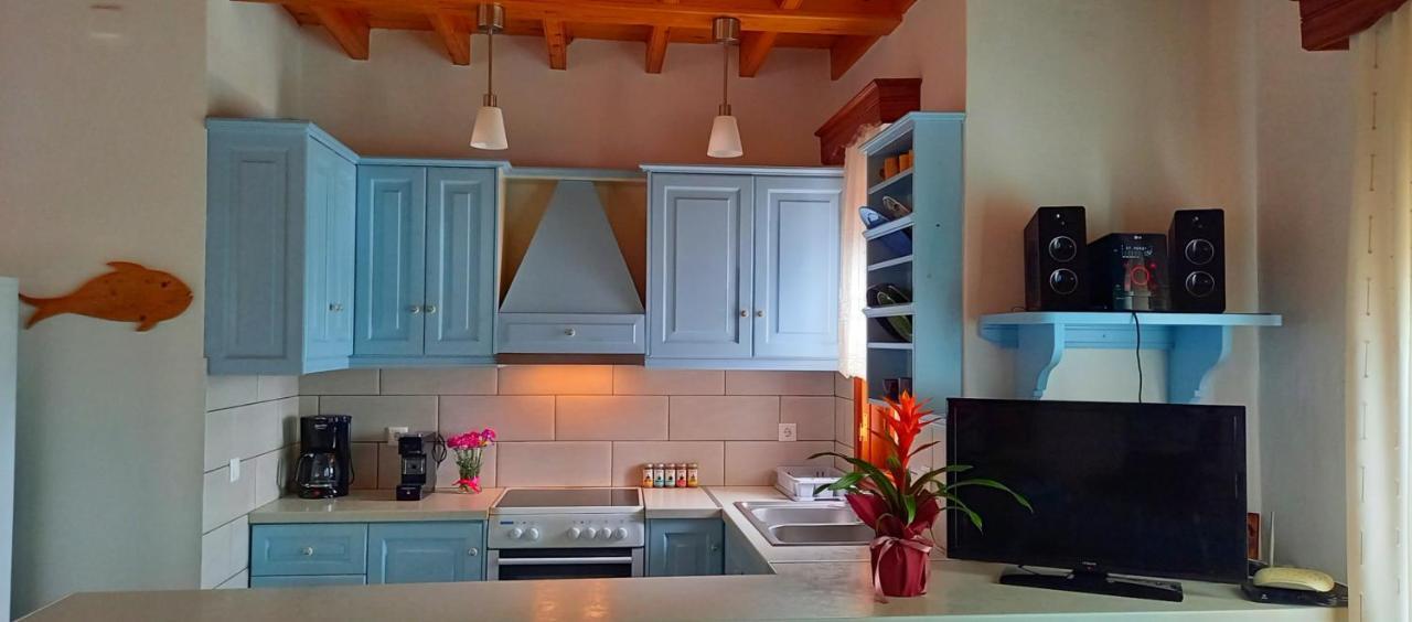 Thea House Patmos Villa Kambos  Bagian luar foto