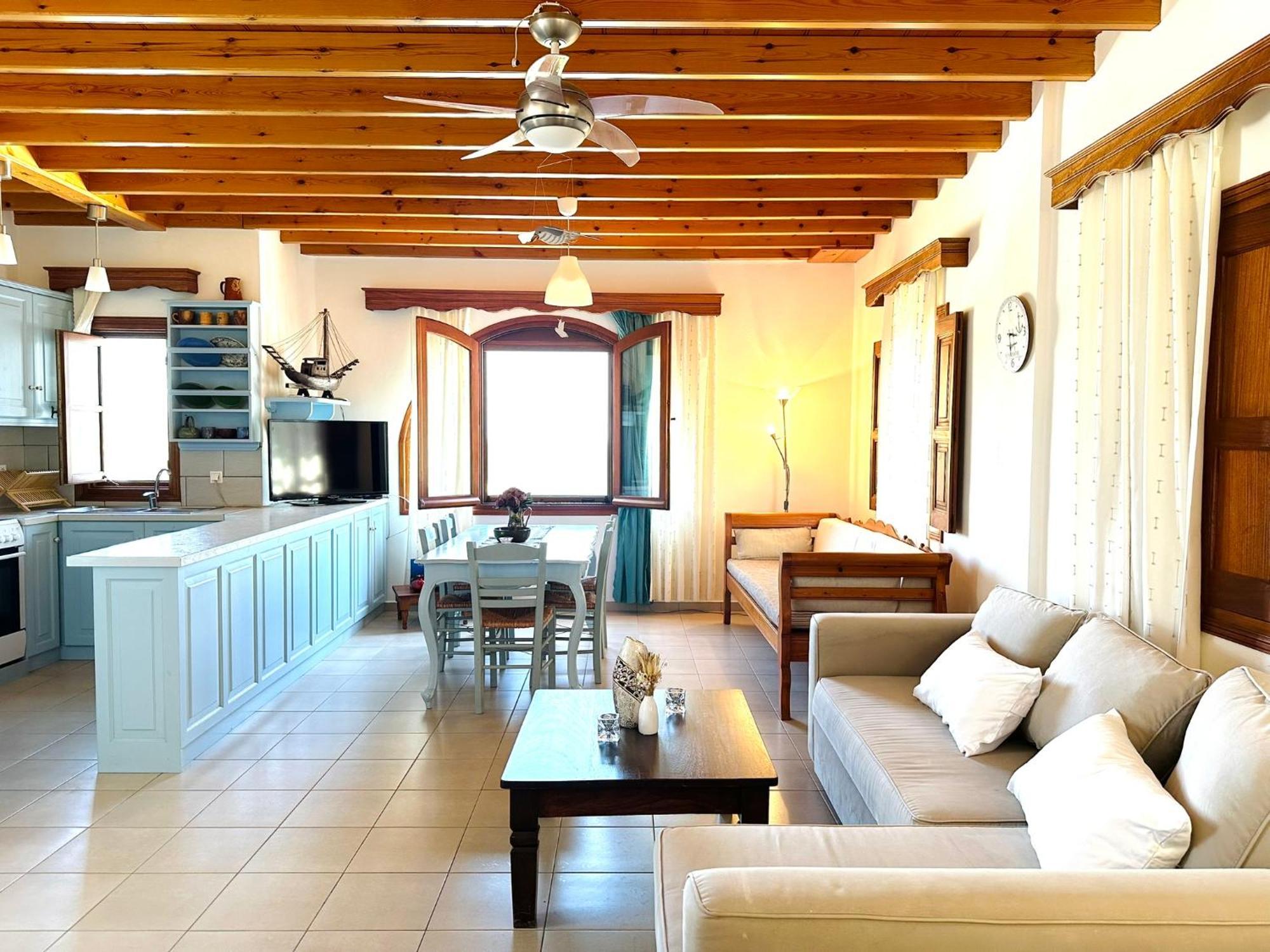 Thea House Patmos Villa Kambos  Bagian luar foto